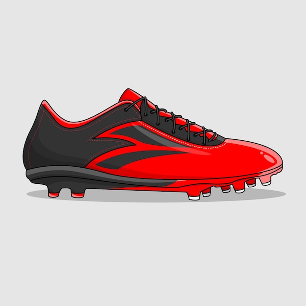 Sneaker de fútbol local rojo negro