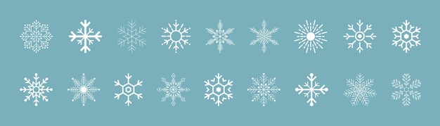 Snowflake Collection for Winter Holidays
