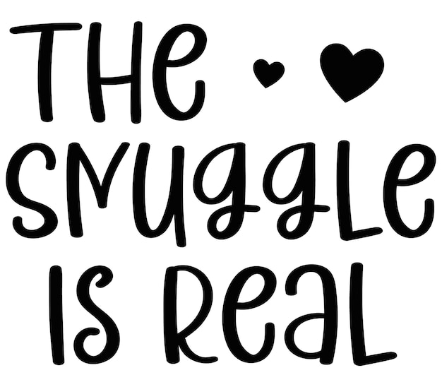 el Snuggle es letras de citas reales con fondo blanco
