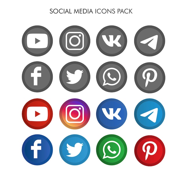 Social Media Icons Paquete