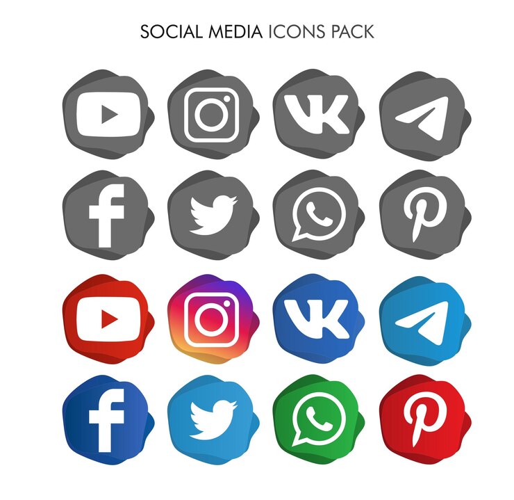Social Media Icons Paquete