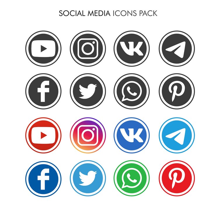 Social Media Icons Paquete