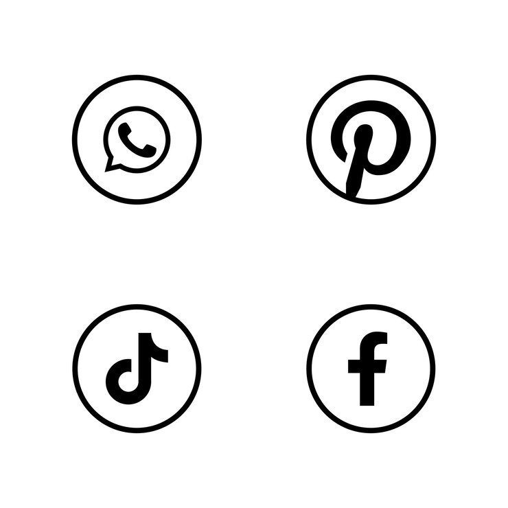 Vector social media icons vector pack para sitios web y aplicaciones
