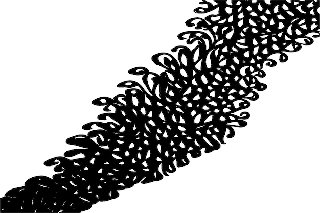 Sofisticada textura de superposición negra Ilustración monocromática para todos los propósitos