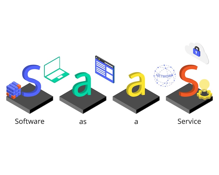 Vector el software como servicio o saas es un modelo de entrega y licencia de software