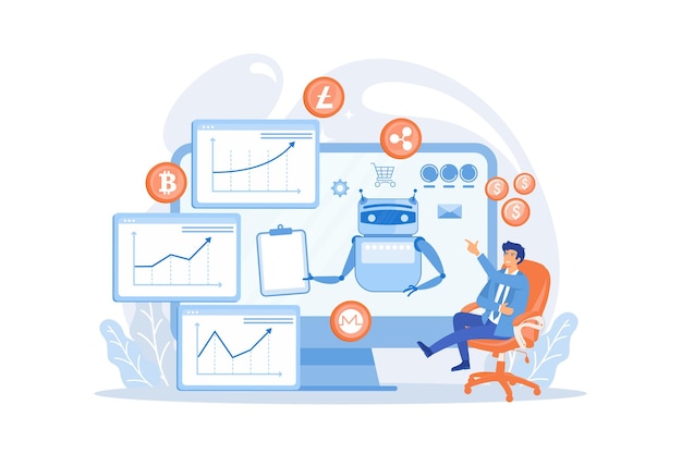 software de minería inteligencia artificial para negocios electrónicos bot de criptocomercio transacciones automatizadas de IA