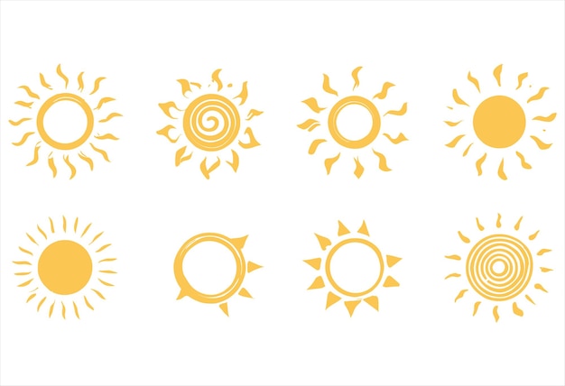 Sol dibujado a mano
