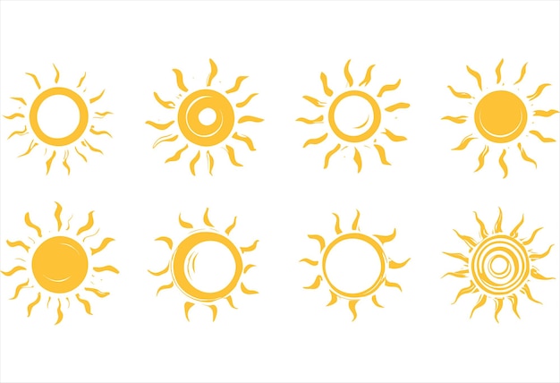 Sol dibujado a mano