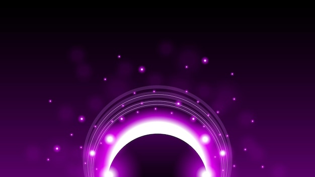 Sol Eclipse Fuego Fondo Oscuro Vector Luna Diseño Estilo Espacio Ciencia Resplandor Luz