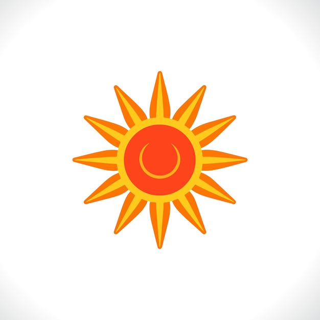 sol, ilustración, sol, caricatura, arte