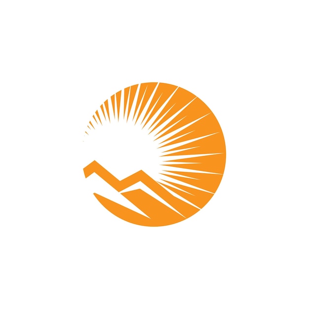 Sol ilustración vectorial icono