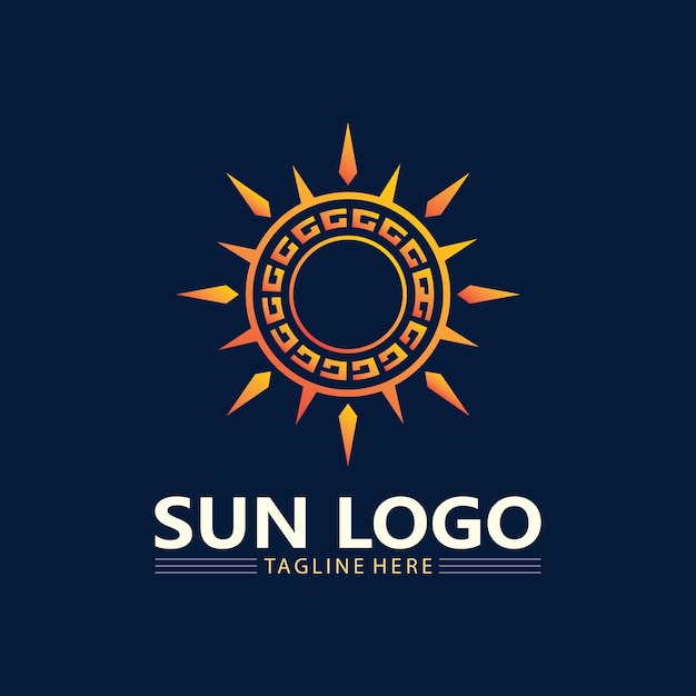 Sol ilustración vectorial icono