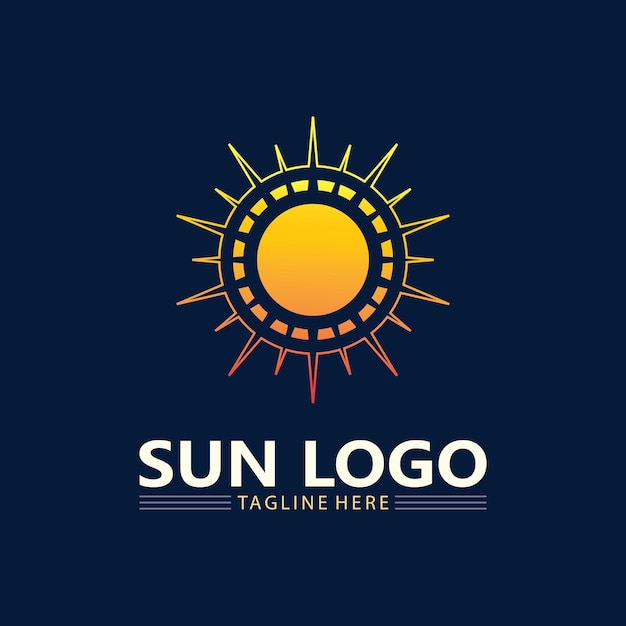 Sol ilustración vectorial icono