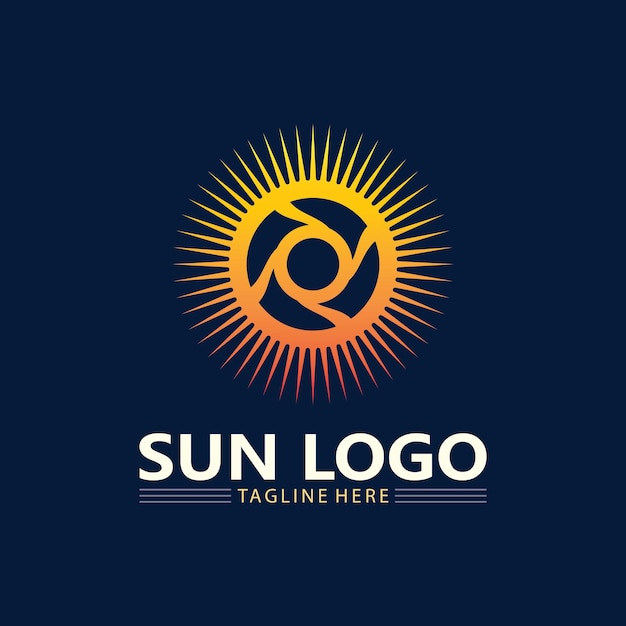 Sol ilustración vectorial icono