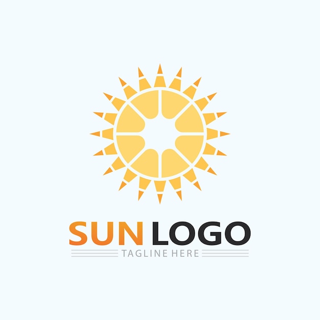 Sol ilustración vectorial icono