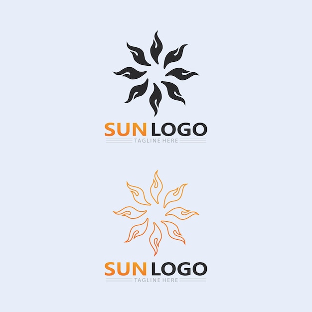 Sol ilustración vectorial icono