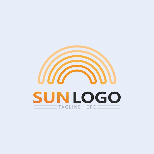 Sol ilustración vectorial icono