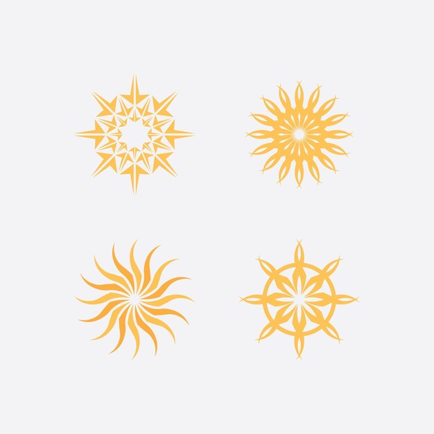 Sol ilustración vectorial icono