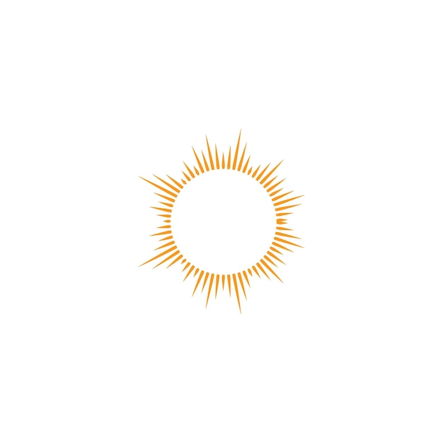 Sol ilustración vectorial icono