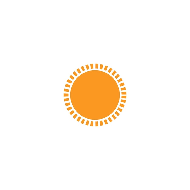 Sol ilustración vectorial icono