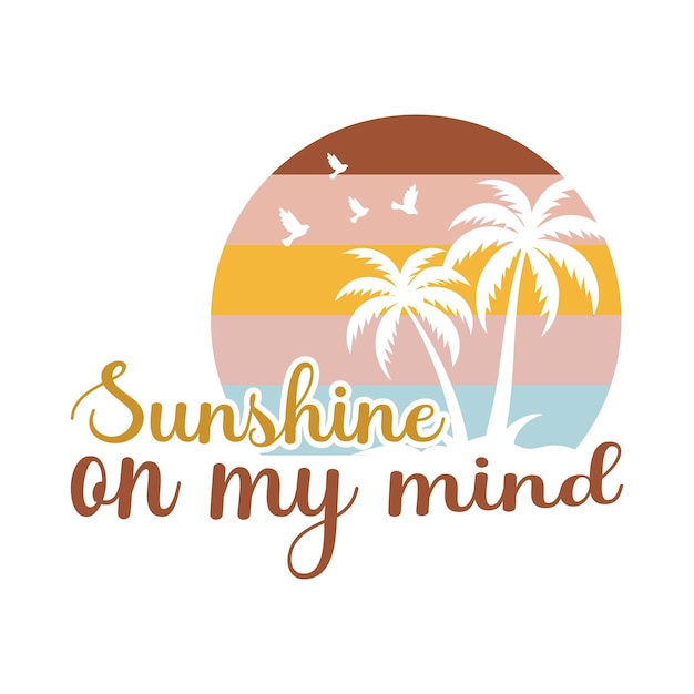 El sol en mi mente Un ambiente de vacaciones en la playa soleada