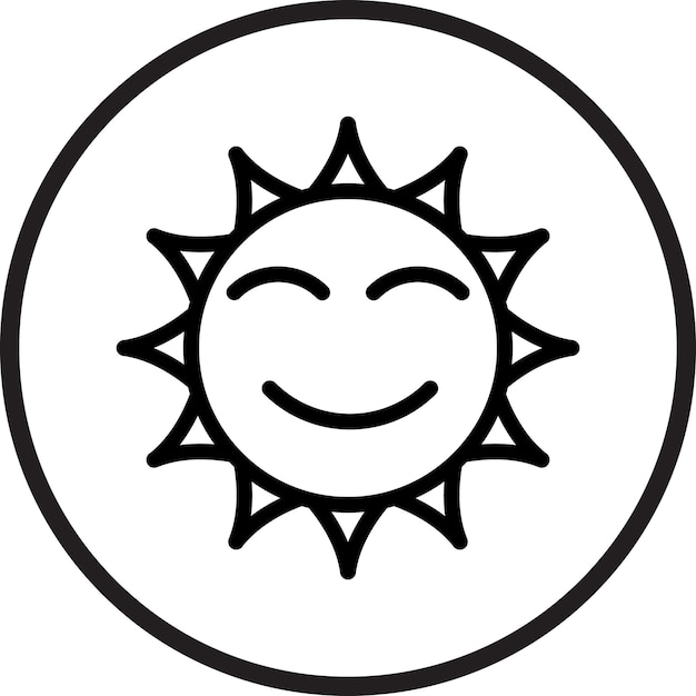 un sol con el sol sobre él