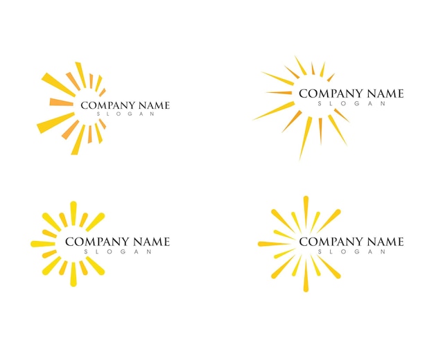 sol, vector, ilustración, icono, logotipo