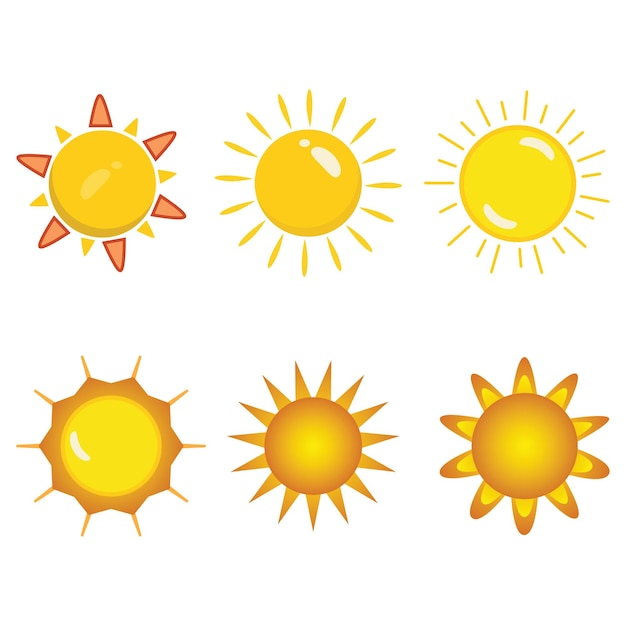 El sol de verano Clipart