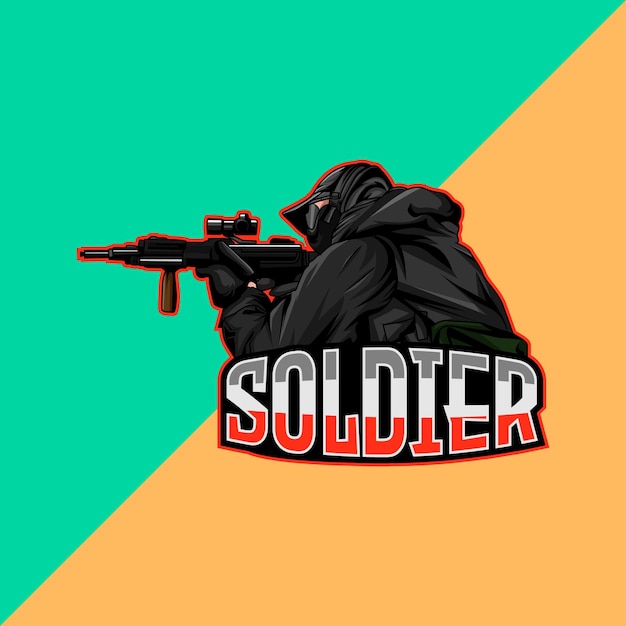 soldado esport ilustración