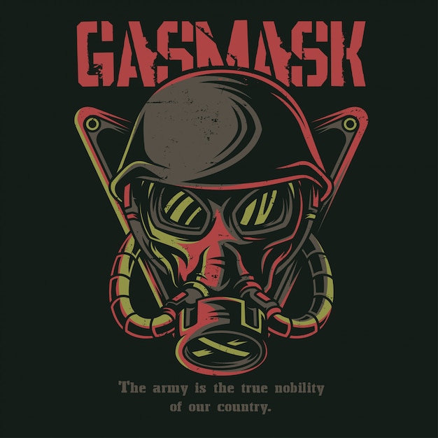 Soldado de la máscara de gas
