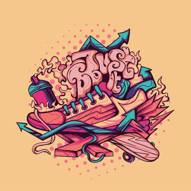 Solo hazlo Ilustración de zapatos