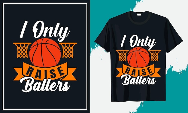 Solo levanto vector de diseño de camiseta de ballers