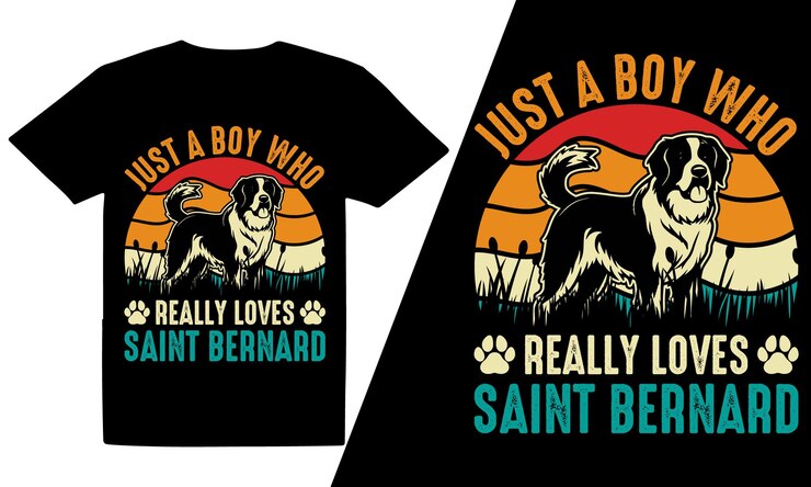 Sólo un niño que realmente ama las razas de perros diseño de camisetas