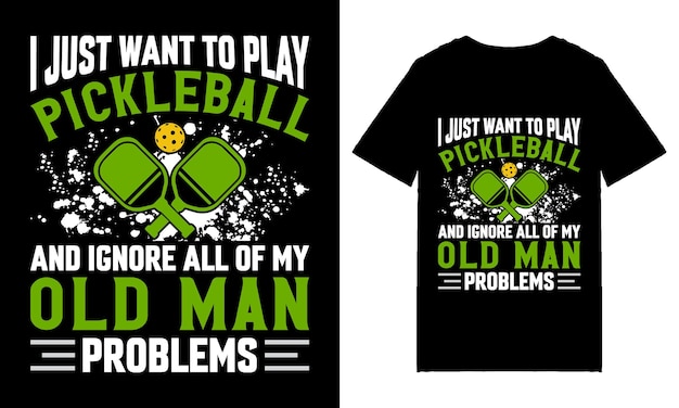 Solo quiero jugar pickleball e ignorar todos mis problemas de viejo.
