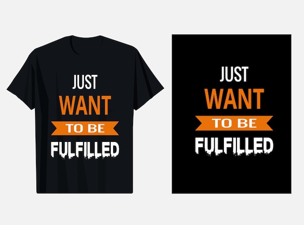 Sólo quiero ser cumplido tipografía moderna cita diseño de camiseta negra