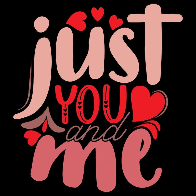 sólo tú y yo valentine silueta gráfica corazón amor valentine diseño