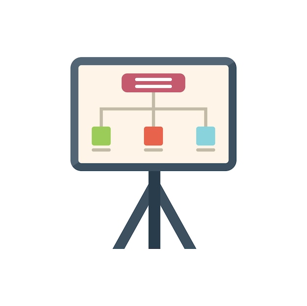 Solución banner icono vector plano Problema de negocio Idea trabajo aislado