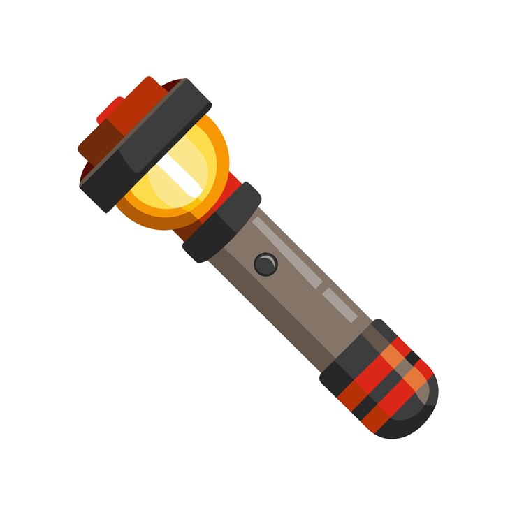 Vector solución de iluminación electrónica equipo de estilo plano ilustración vectorial realista