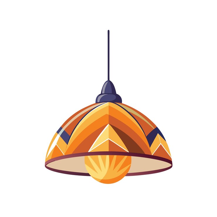 Vector solución de iluminación electrónica equipo de estilo plano ilustración vectorial realista