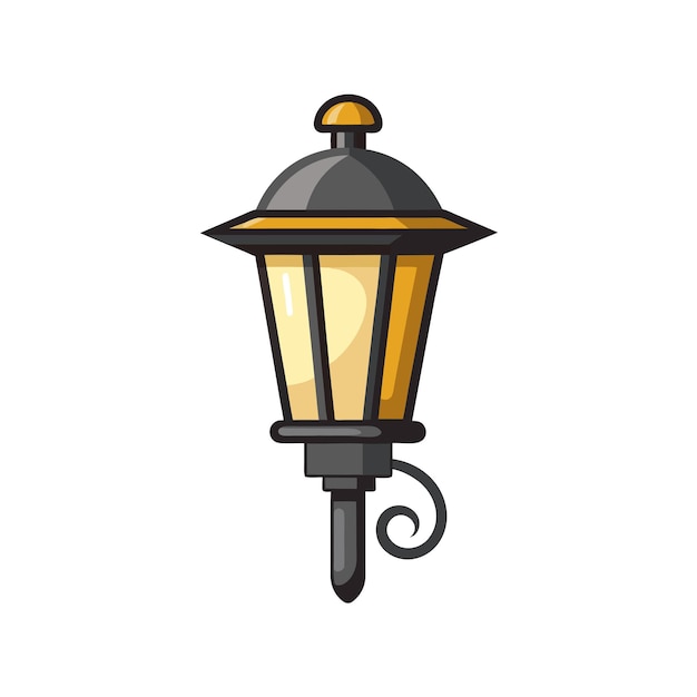 Solución de iluminación electrónica Equipo de estilo plano ilustración vectorial realista