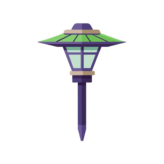 Solución de iluminación electrónica Equipo de estilo plano ilustración vectorial realista