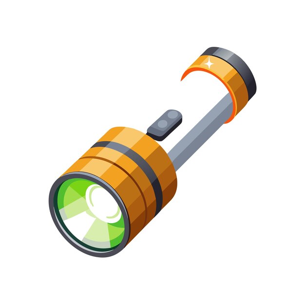 Solución de iluminación electrónica Equipo de estilo plano ilustración vectorial realista
