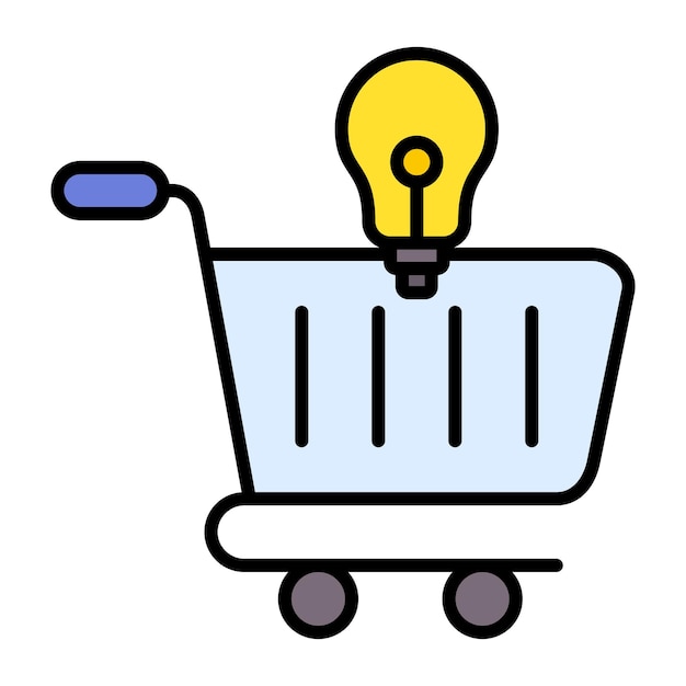 Soluciones de comercio electrónico Ilustración plana