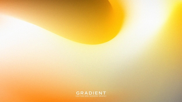 Sombra abstracta de primera calidad ondulada profunda Gradiente amarillo naranja blanco Fondo textura de efecto granulado
