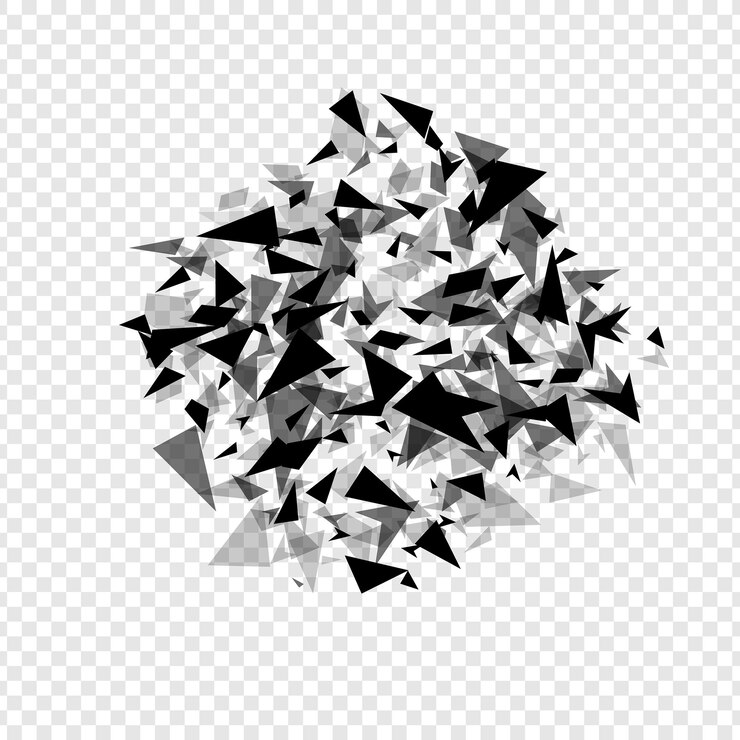 Vector sombrerero de hexágonos abstractos explosión plantilla de fondo de textura geométrica aislada ilustración vectorial