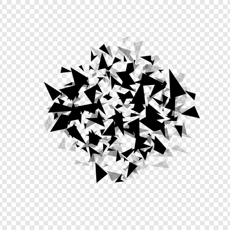 Vector sombrerero de hexágonos abstractos explosión plantilla de fondo de textura geométrica aislada ilustración vectorial