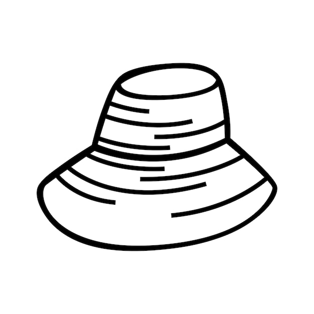 Sombrero aislado sobre fondo blanco.