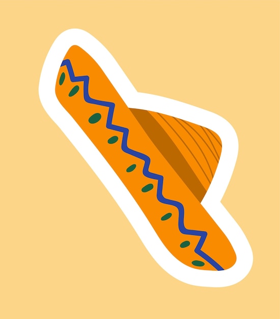 Vector sombrero de fiesta junina