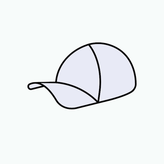 Sombrero Icono Gorra Arnés Símbolo Vector Logo Plantilla