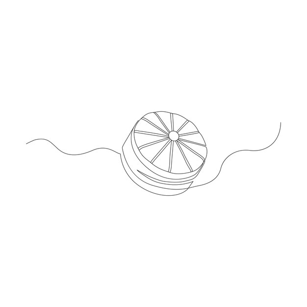 Sombrero musulmán con dibujo continuo de una sola línea